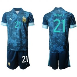 Argentina #21 Dybala Away Soccer Country Jersey
