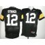 Iowa Hawkeyes 12 Ricky Stanzi Black NCAA Jerseys