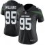 Nike New York Jets #95 Quinnen Williams Black Alternate Womens Stitched NFL Vapor Untouchable Limited Jersey
