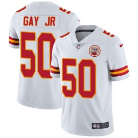 Nike Kansas City Chiefs #50 Willie Gay Jr. White Youth Stitched NFL Vapor Untouchable Limited Jersey