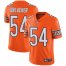 Nike Chicago Bears #54 Brian Urlacher Orange Mens Stitched NFL Limited Rush Jersey