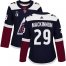 Adidas Colorado Avalanche #29 Nathan MacKinnon Navy Womens 2022 Stanley Cup Final Patch Alternate Authentic Stitched NHL Jersey Womens