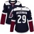Adidas Colorado Avalanche #29 Nathan MacKinnon Navy Womens 2022 Stanley Cup Final Patch Alternate Authentic Stitched NHL Jersey Womens