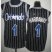 Orlando Magic 1 Penny Hardaway Black Throwback Revolution 30 NBA Basketball Jerseys Cheap