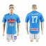 Naples #17 Hamsik Blue Home Soccer Club Jersey