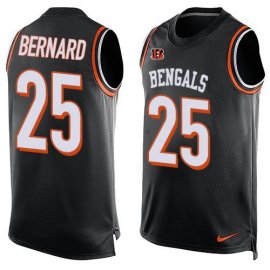 Nike Cincinnati Bengals #25 Giovani Bernard Black Team Color Mens Stitched NFL Limited Tank Top Jersey