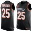 Nike Cincinnati Bengals #25 Giovani Bernard Black Team Color Mens Stitched NFL Limited Tank Top Jersey