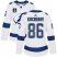 Adidas Tampa Bay Lightning #86 Nikita Kucherov White 2022 Stanley Cup Final Patch Womens Road Authentic NHL Stanley Cup Final Patch Jersey Womens