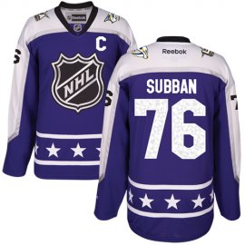 Nashville Predators #76 P.K Subban Purple 2017 All-Star Central Division Womens Stitched NHL Jersey