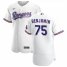 Texas Rangers #75 Wes Benjamin Mens Nike White Home 2020 Authentic Player MLB Jersey