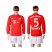 Bayern Munchen #5 Benatia Home Long Sleeves Soccer Club Jersey