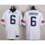 Tigers #6 Jeremy Johnson White Stitched NCAA Jersey