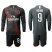 AC Milan #9 Higuain Third Long Sleeves Soccer Club Jersey