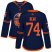 Adidas Edmonton Oilers #74 Ethan Bear Navy Alternate Authentic Womens Stitched NHL Jersey