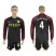 Manchester City #4 Kompany Away Long Sleeves Soccer Club Jersey