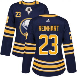 Adidas Buffalo Sabres #23 Sam Reinhart Navy Blue Home Authentic Womens Stitched NHL Jersey
