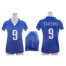 Nike Detroit Lions #9 Matthew Stafford Light Blue Team Color Draft Him Name & Number Top Womens Stitched NFL Elite Jersey
