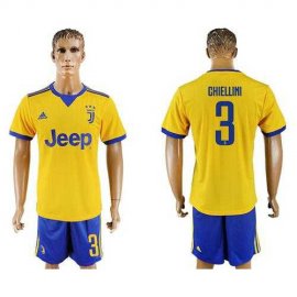 Juventus #3 Chiellini Away Soccer Club Jersey