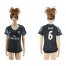 Womens Real Madrid #6 Nacho Sec Away Soccer Club Jersey