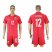 Norway #12 Hansen Home Soccer Country Jersey