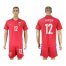 Norway #12 Hansen Home Soccer Country Jersey