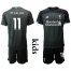 Liverpool #11 M.Salah Third Kid Soccer Club Jersey