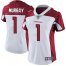 Nike Arizona Cardinals #1 Kyler Murray White Womens Stitched NFL Vapor Untouchable Limited Jersey