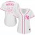 New York Yankees #24 Gary Sanchez White/Pink Fashion Womens Stitched MLB Jersey