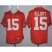 Buckeyes #15 Ezekiel Elliott Red Limited Stitched NCAA Jersey