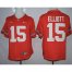 Buckeyes #15 Ezekiel Elliott Red Limited Stitched NCAA Jersey