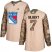 Adidas New York Rangers #7 Rod Gilbert Camo Authentic 2017 Veterans Day Stitched NHL Jersey