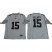 Buckeyes #15 Ezekiel Elliott Gridion Grey II Stitched NCAA Jersey