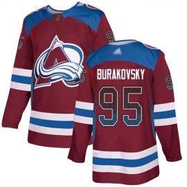 Adidas Colorado Avalanche #95 Andre Burakovsky Burgundy Home Authentic Drift Fashion Stitched NHL Jersey
