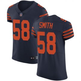 Nike Chicago Bears #58 Roquan Smith Navy Blue Alternate Mens Stitched NFL Vapor Untouchable Elite Jersey