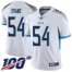 Nike Tennessee Titans #54 Rashaan Evans White Mens Stitched NFL 100th Season Vapor Limited Jersey