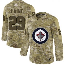 Adidas Winnipeg Jets #29 Patrik Laine Camo Authentic Stitched NHL Jersey