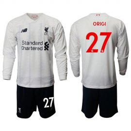 Liverpool #27 Origi Away Long Sleeves Soccer Club Jersey