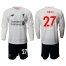 Liverpool #27 Origi Away Long Sleeves Soccer Club Jersey