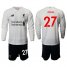 Liverpool #27 Origi Away Long Sleeves Soccer Club Jersey