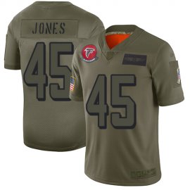 Nike Atlanta Falcons #45 Deion Jones Camo Mens Stitched NFL Limited 2019 Salute To Service Jersey