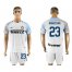 Inter Milan #23 Ranocchia White Away Soccer Club Jersey