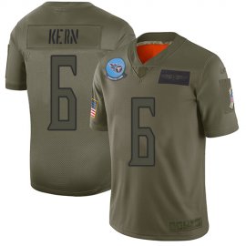 Nike Tennessee Titans #6 Brett Kern Camo Mens Stitched NFL Limited 2019 Salute To Service Jersey