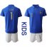 France #1 Lloris 100th Anniversary Edition Kid Soccer Country Jersey