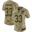 Nike New York Jets #33 Jamal Adams Camo Womens Stitched NFL Limited 2018 Salute to Service Jersey