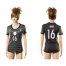 Womens Germany #16 Lahm Away Soccer Country Jersey