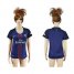 Womens Paris Saint-Germain Blank Home Soccer Club Jersey
