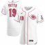Cincinnati Reds #19 Joey Votto Mens Nike White Home 2020 Authentic Player MLB Jersey