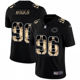 Chicago Chicago Bears #96 Akiem Hicks Carbon Black Vapor Statue Of Liberty Limited NFL Jersey