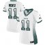 Nike Philadelphia Eagles #11 Carson Wentz White Womens Stitched NFL Elite Drift Fashion Jersey