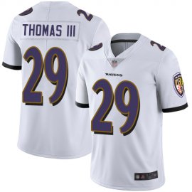 Nike Baltimore Ravens #29 Earl Thomas III White Mens Stitched NFL Vapor Untouchable Limited Jersey